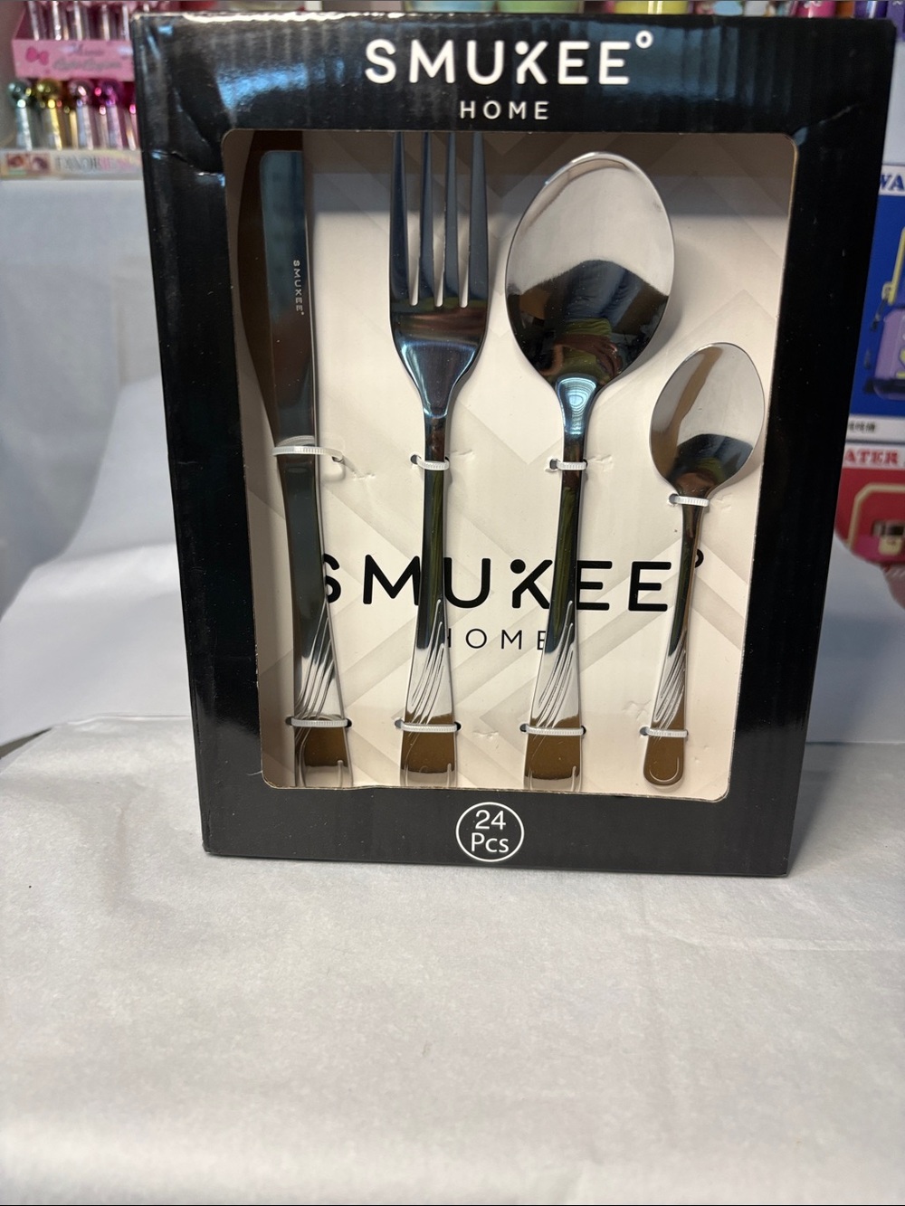 Home 24-Piece Stainless Steel Flatware Set - Silver